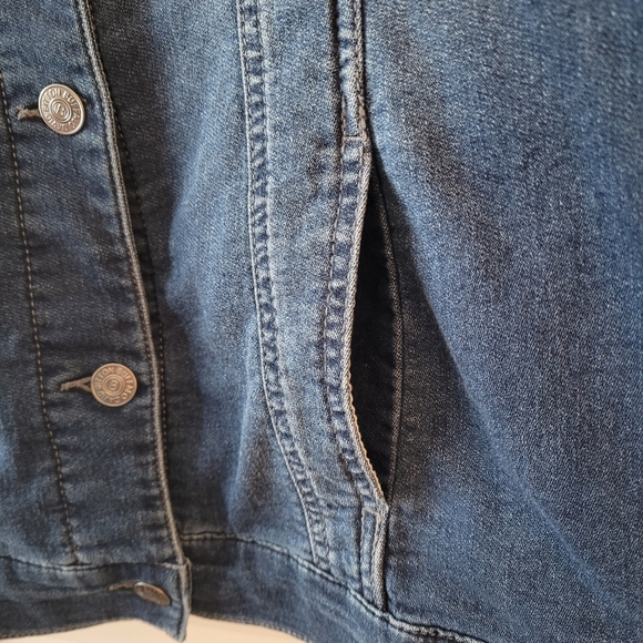 Buffalo David Bitton Stretch Denim Jacket Medium Wash Blue XL - Picture 5 of 7